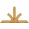 Ekena Millwork Richland Rough Sawn Timber Gable Bracket, Western Red Cedar, 72"W x 42"H x 4"D x 6"F, 14/12 Pitch GBW072X42X0406RIC00RWR - alternate 1